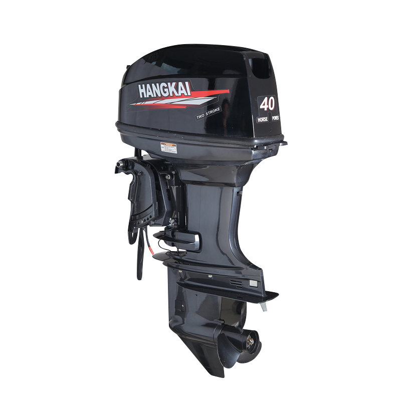 Hangkai 2 Stroke 40HP Outboard Motor Manul Start Electric Start for Speed Boats Seadoo Marine Equipment Long Tail Boat Engines